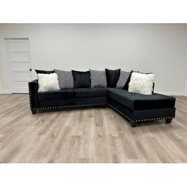 American freight store black sectional